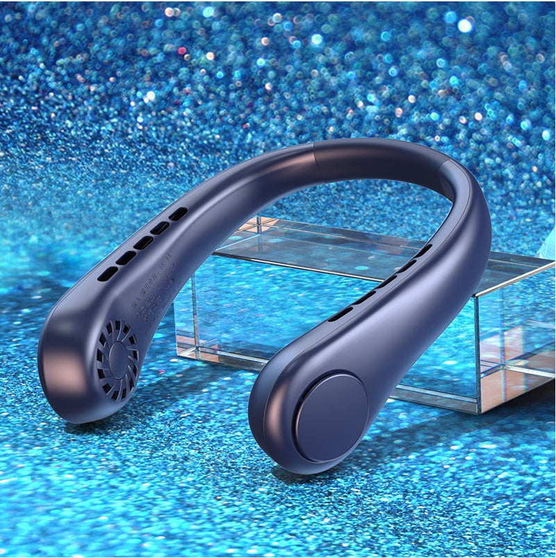 New Mini Neck Fan Portable Bladeless Hanging Neck Rechargeable Air Cooler Mini Summer Sports Fans - 𝓢𝓱𝓸𝓹𝓵𝓮𝓬𝔂