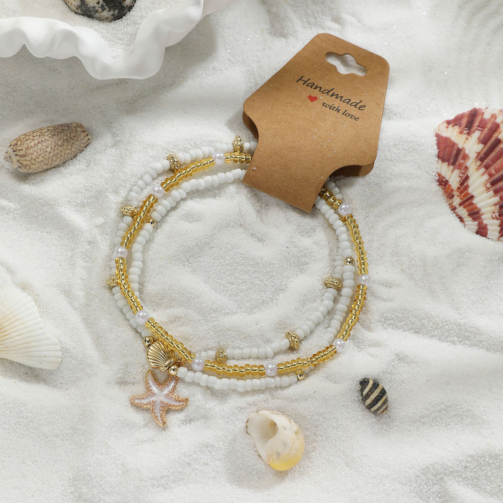 Woven Adjustable Women's Anklet 3-piece Set - 𝓢𝓱𝓸𝓹𝓵𝓮𝓬𝔂