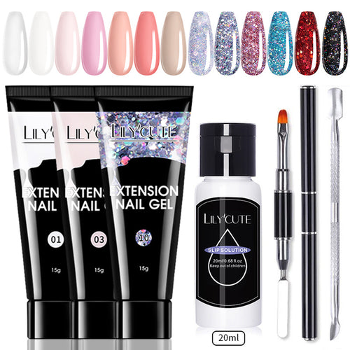 15ml Nail Extension Gel Kit - 𝓢𝓱𝓸𝓹𝓵𝓮𝓬𝔂