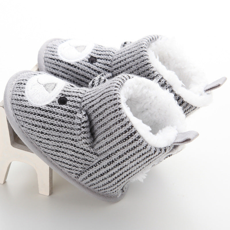 Wholesale autumn winter new bear knitting plus baby shoes, toddler shoes, baby shoes, boots 1734 - 𝓢𝓱𝓸𝓹𝓵𝓮𝓬𝔂