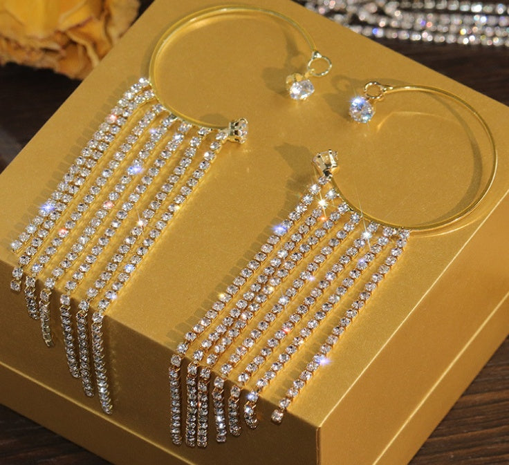 Fashionable And Simple Long Tassel Earrings - 𝓢𝓱𝓸𝓹𝓵𝓮𝓬𝔂