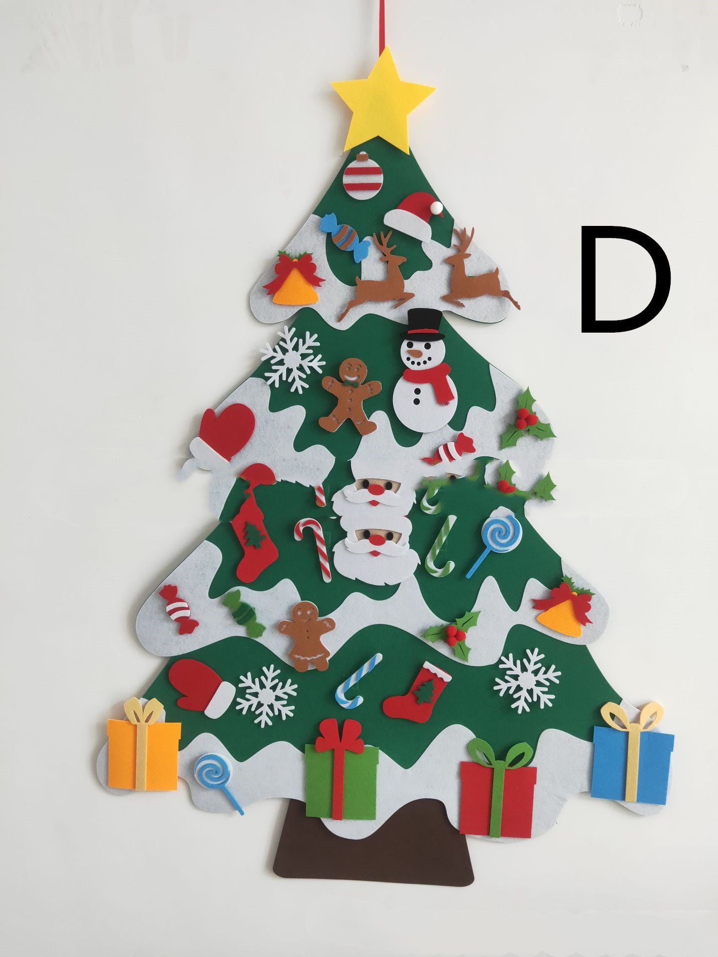 DIY Felt Christmas Tree With Three-dimensional Christmas Tree - 𝓢𝓱𝓸𝓹𝓵𝓮𝓬𝔂