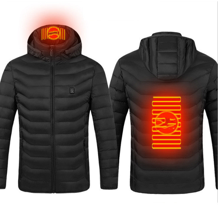 New Heated Jacket Coat USB Electric Jacket Cotton Heater Thermal Clothing Heating Vest - 𝓢𝓱𝓸𝓹𝓵𝓮𝓬𝔂
