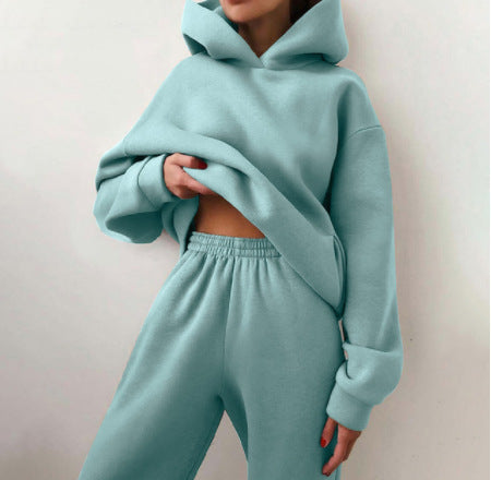 Women's Casual Hooded Sweater Two-piece Suit Clothes Hoodie Tracksuit - 𝓢𝓱𝓸𝓹𝓵𝓮𝓬𝔂