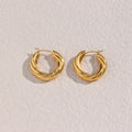 Denisse Twisted Hoop Earrings - 𝓢𝓱𝓸𝓹𝓵𝓮𝓬𝔂
