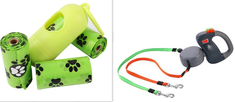 Retractable Dual Pet Dog Walking Leash - 𝓢𝓱𝓸𝓹𝓵𝓮𝓬𝔂