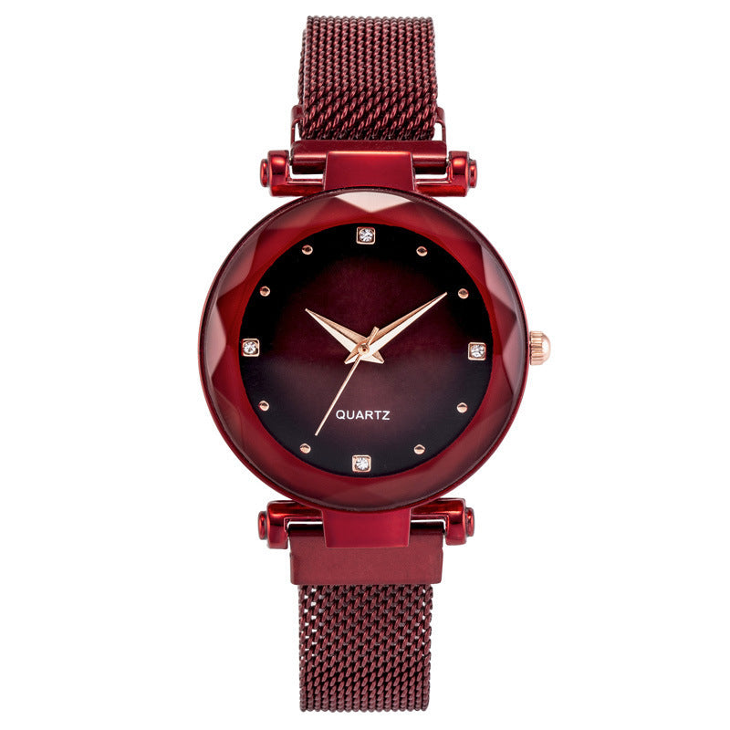 Women's Starry Quartz Lazy Magnet Strap Iron-absorbing Watch - 𝓢𝓱𝓸𝓹𝓵𝓮𝓬𝔂