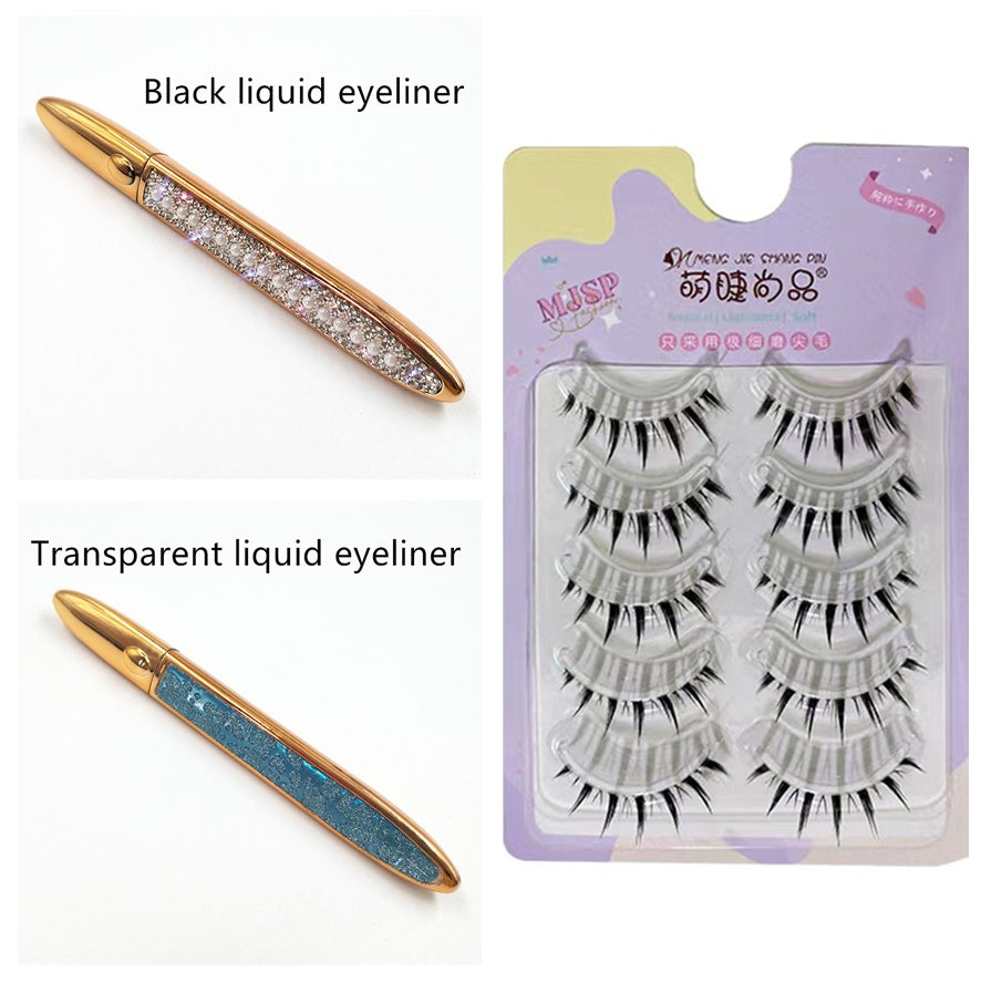 False Eyelashes Self-adhesive Eyeliner Multicolor - 𝓢𝓱𝓸𝓹𝓵𝓮𝓬𝔂