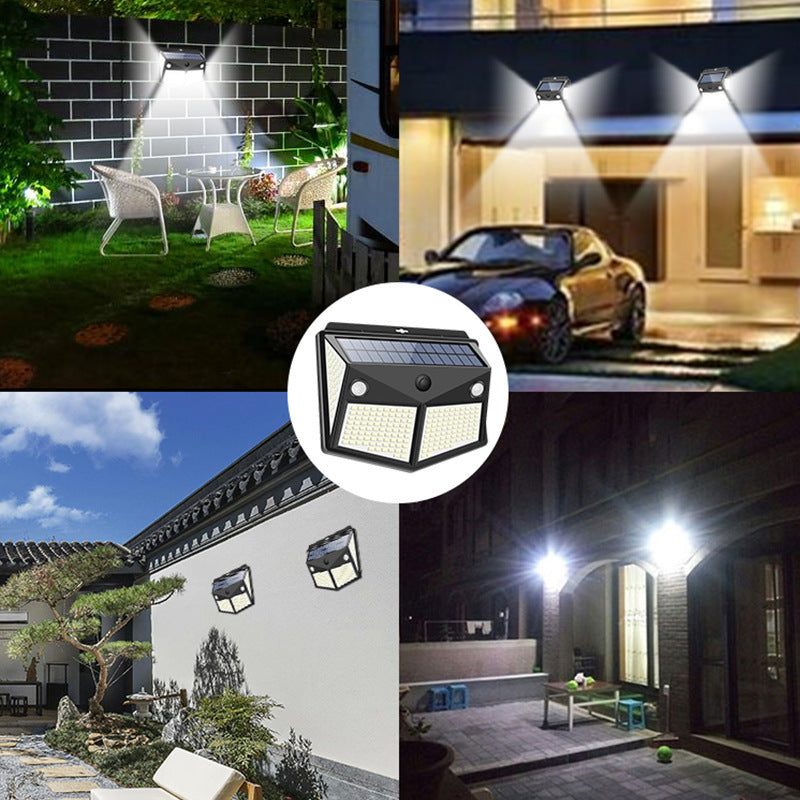 Outdoor Rainproof Garden Villa LED Solar Light Dual Sensor