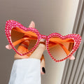 Female Cute Cat Eye Heart-shaped Sun Glasses - 𝓢𝓱𝓸𝓹𝓵𝓮𝓬𝔂