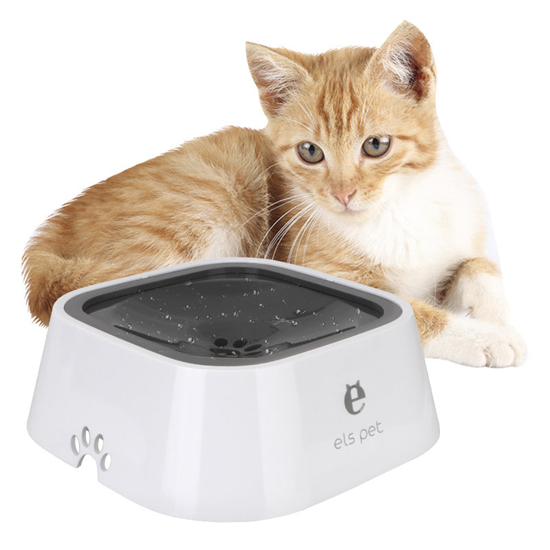 1.5L Cat Dog Water Bowl Carried Floating Bowl Anti-Overflow Slow Water Feeder Dispenser Pet Fountain ABS&PP Dog Supplies - 𝓢𝓱𝓸𝓹𝓵𝓮𝓬𝔂