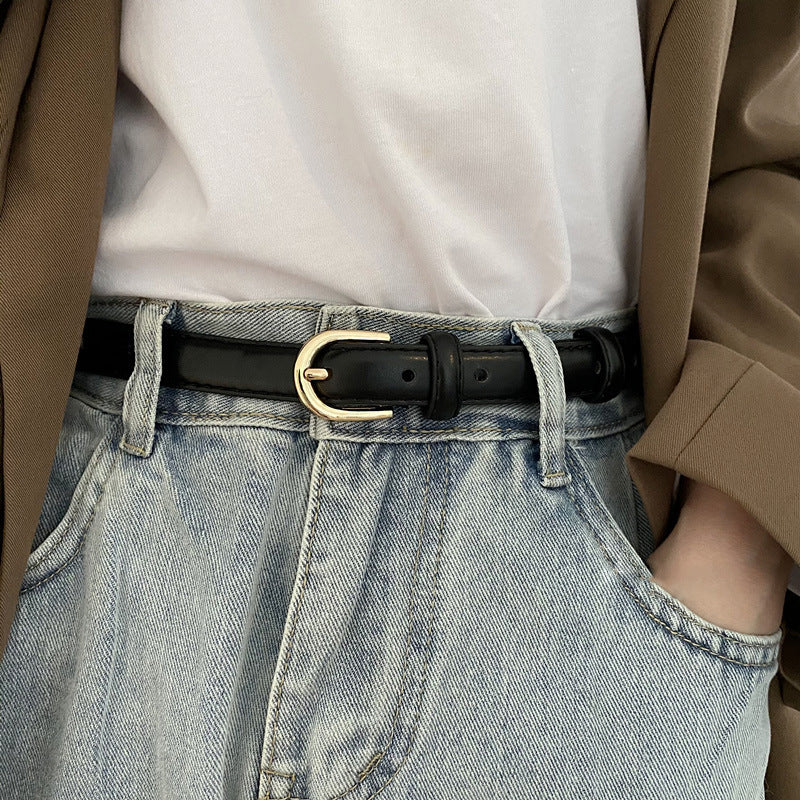 Super Easy To Match Soft Leather Belt Simple And Advanced - 𝓢𝓱𝓸𝓹𝓵𝓮𝓬𝔂