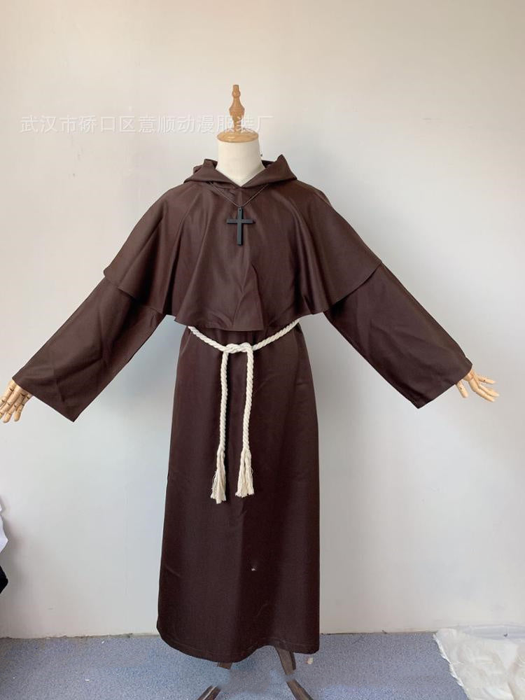 Medieval Monk Clothes Monk Robe Wizard Clothes Priest Clothes - 𝓢𝓱𝓸𝓹𝓵𝓮𝓬𝔂