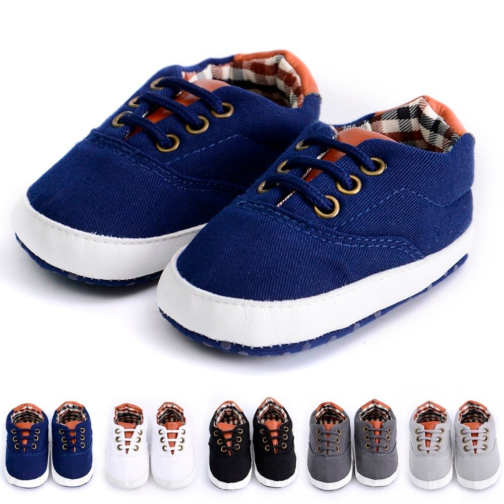Solid color casual lace soft bottom baby canvas shoes baby shoes toddler shoes - 𝓢𝓱𝓸𝓹𝓵𝓮𝓬𝔂