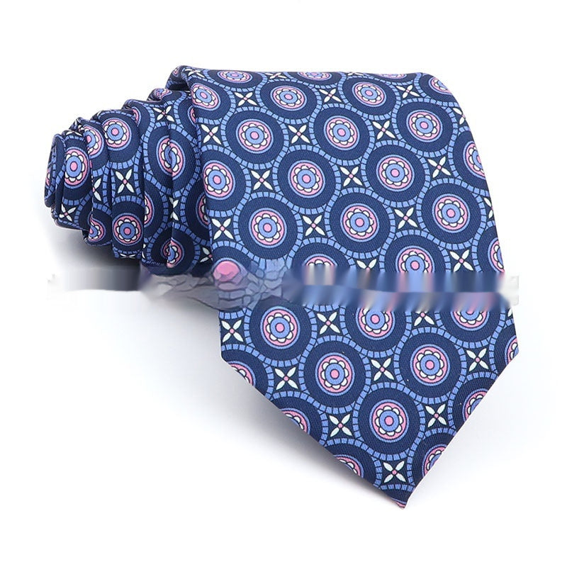 Business Polyester Men's Printed Workplace Tie - 𝓢𝓱𝓸𝓹𝓵𝓮𝓬𝔂