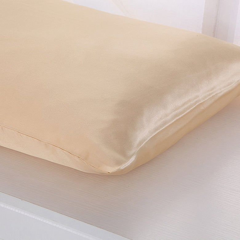 Pillowcase Satin Solid Color Simulation Silk Single Pillowcase Ice Silk Pillowcase - 𝓢𝓱𝓸𝓹𝓵𝓮𝓬𝔂