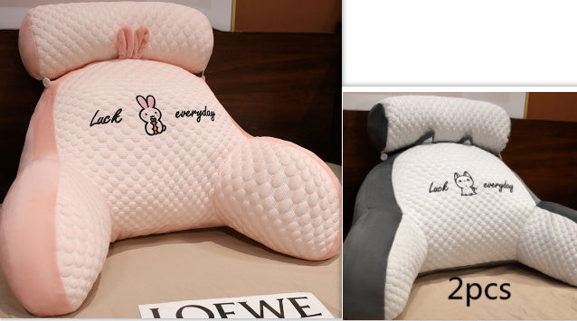 Sofa Fluffy Cushion Luncheon Pillow Triangle Reading Cushion Bedside Soft Large Backrest Lumbar Cushion Office Chair Cushion - 𝓢𝓱𝓸𝓹𝓵𝓮𝓬𝔂