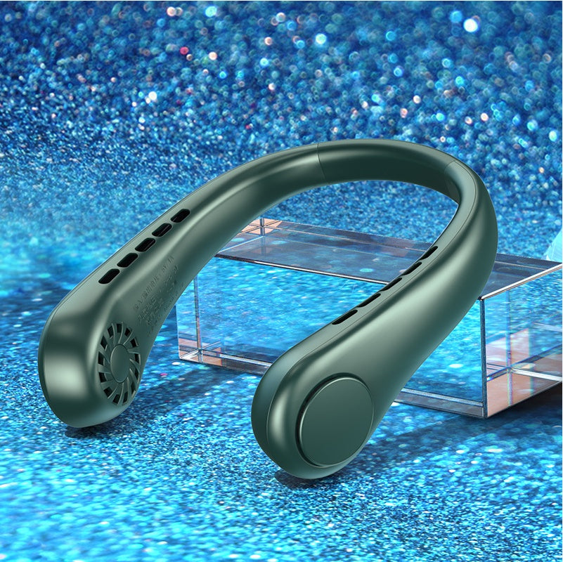 New Mini Neck Fan Portable Bladeless Hanging Neck Rechargeable Air Cooler Mini Summer Sports Fans - 𝓢𝓱𝓸𝓹𝓵𝓮𝓬𝔂