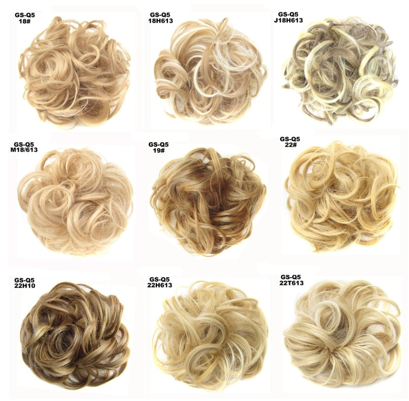 New Trendy Design Women Wavy Curly Messy Hair Bun Synthetic - 𝓢𝓱𝓸𝓹𝓵𝓮𝓬𝔂