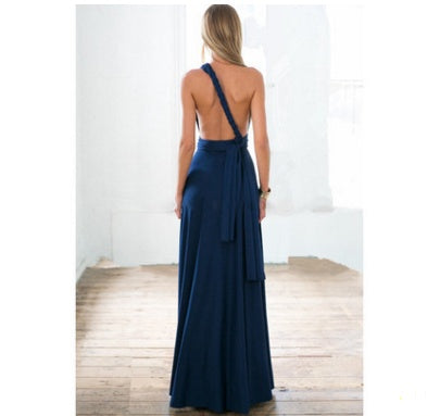 Women's Sexy Long Party Dress Club Floor-Length Summer Backless Bandage Maxi Dress Multiway Bridesmaids Boho Women Dress Vestidos - 𝓢𝓱𝓸𝓹𝓵𝓮𝓬𝔂