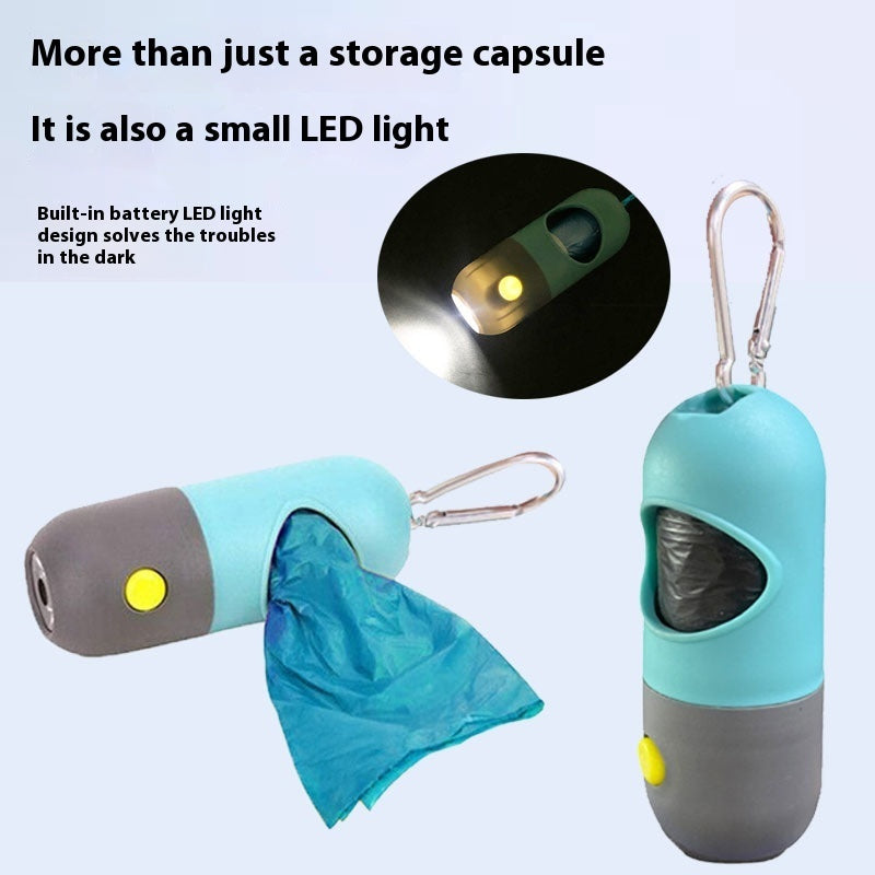 Led Light Pet Waste Bag Dispenser For Dogs Cats Dog Poop Scooper Bags Waste Bags Holder Dispensers Pet Clean Accessories - 𝓢𝓱𝓸𝓹𝓵𝓮𝓬𝔂