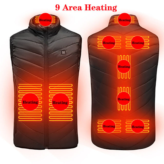 Heated Vest Washable Usb Charging Electric Winter Clothes - 𝓢𝓱𝓸𝓹𝓵𝓮𝓬𝔂