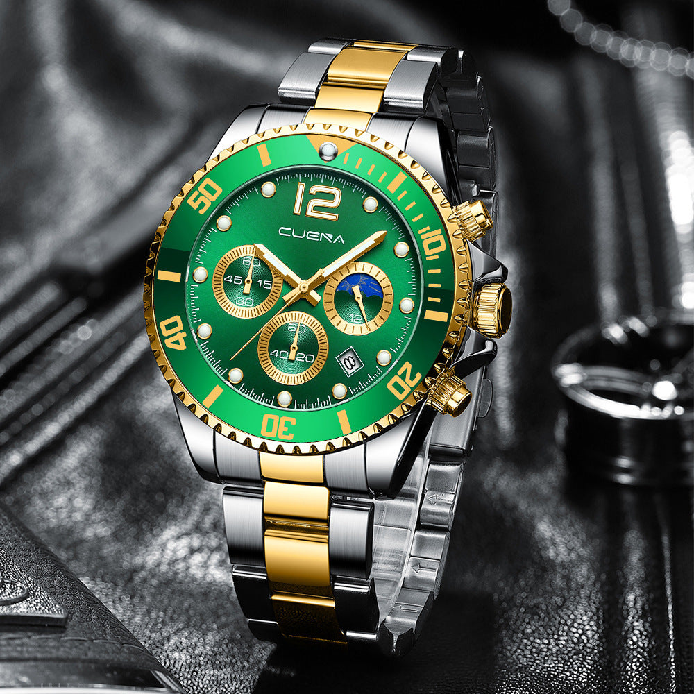 Fashion Casual Steel Band Six Needle Steel Band Watch - 𝓢𝓱𝓸𝓹𝓵𝓮𝓬𝔂