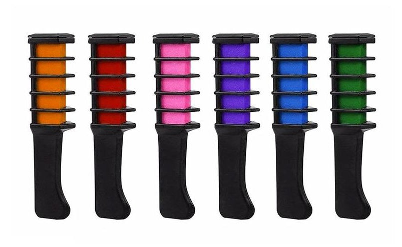 Temporary Mini Disposable Crayons Hair Color Dyeing Mascara Dye Chalk Box With Brush - 𝓢𝓱𝓸𝓹𝓵𝓮𝓬𝔂