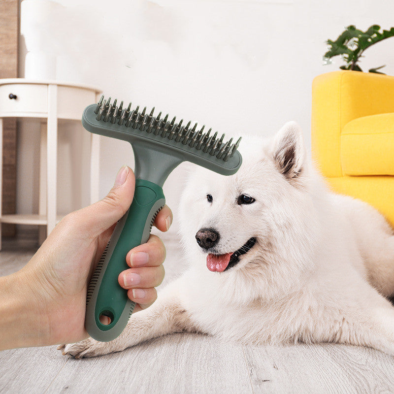 Pet Cleaning And Beauty Products Double Row Comb - 𝓢𝓱𝓸𝓹𝓵𝓮𝓬𝔂
