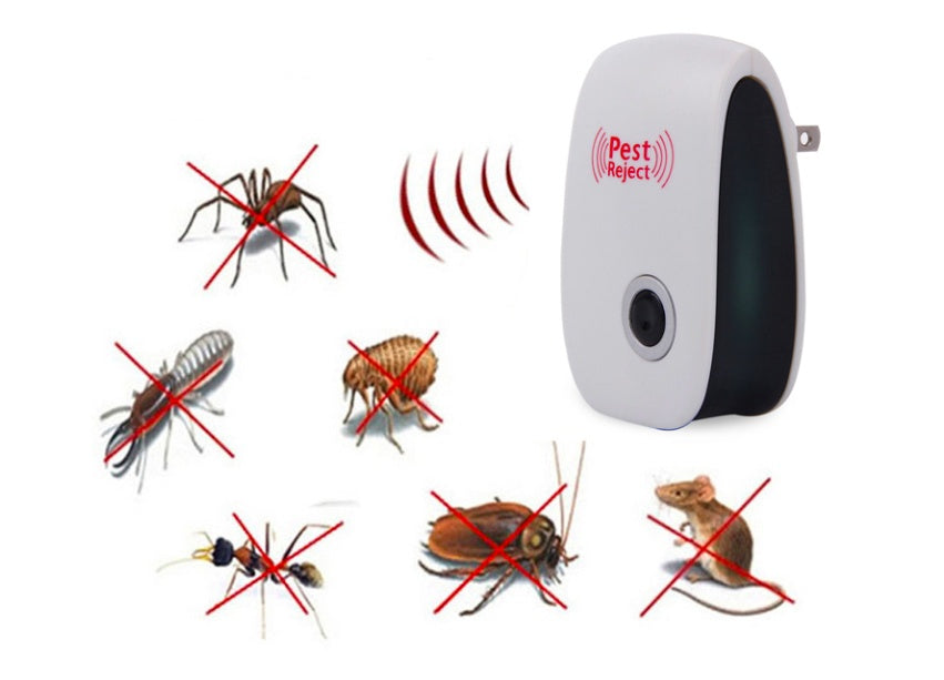 Electronic Ultrasonic Healthy Rechargeble Anti Mosquito Insect Pest Reject Mouse Repellent Repeller Practical Home EUUS Plug - 𝓢𝓱𝓸𝓹𝓵𝓮𝓬𝔂