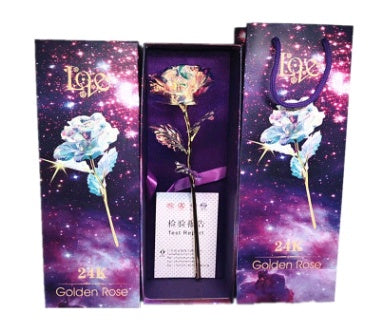24K Luminous Color Gold Rose Flower Set - 𝓢𝓱𝓸𝓹𝓵𝓮𝓬𝔂