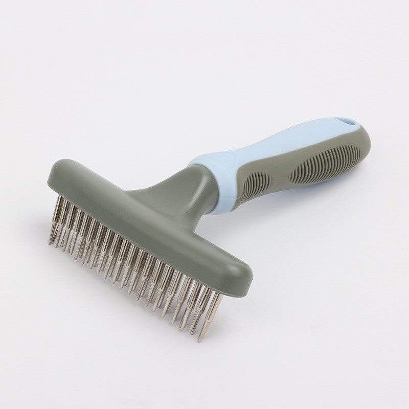 Pet Cleaning And Beauty Products Double Row Comb - 𝓢𝓱𝓸𝓹𝓵𝓮𝓬𝔂