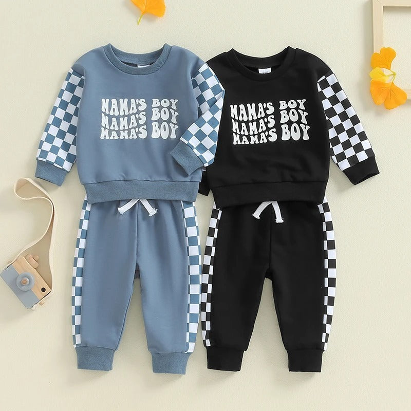 Children Plaid Printed Long-sleeve Sweater Set - 𝓢𝓱𝓸𝓹𝓵𝓮𝓬𝔂