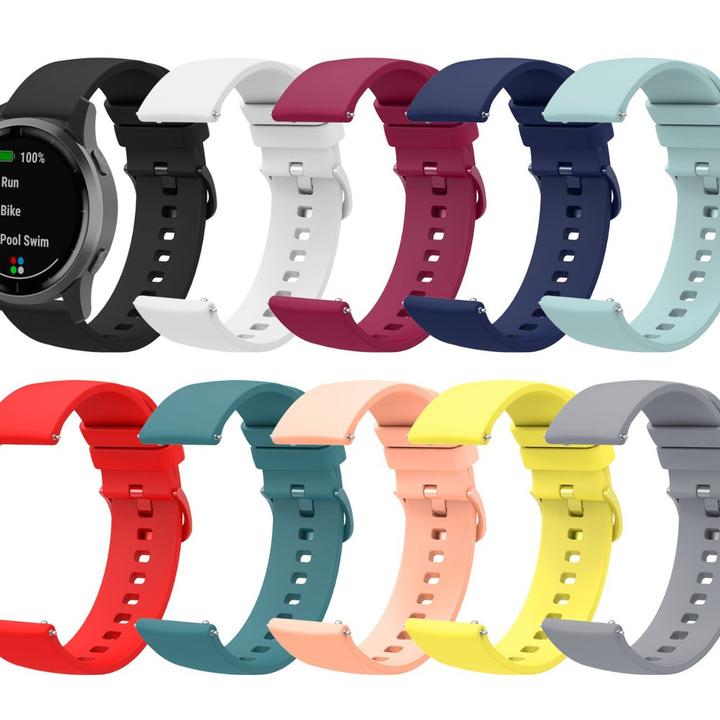 Flat Same Color Buckle Universal Silicone Strap - 𝓢𝓱𝓸𝓹𝓵𝓮𝓬𝔂