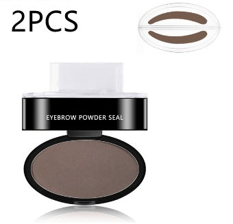 Eyebrow Powder Stamp Tint Stencil Kit Cosmetics Professional Makeup Waterproof Eye Brow Stamp Lift Eyebrow Enhancers Stencil Kit - 𝓢𝓱𝓸𝓹𝓵𝓮𝓬𝔂