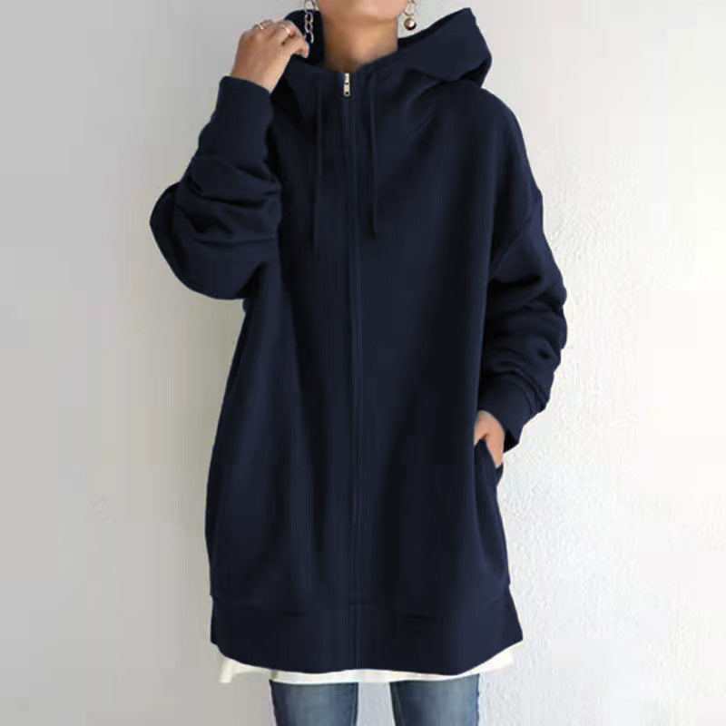 Women's Fuzzy Hoodies Long Sport Pullover Hoodie Full-Zip Hoodie Sweatshirt - 𝓢𝓱𝓸𝓹𝓵𝓮𝓬𝔂