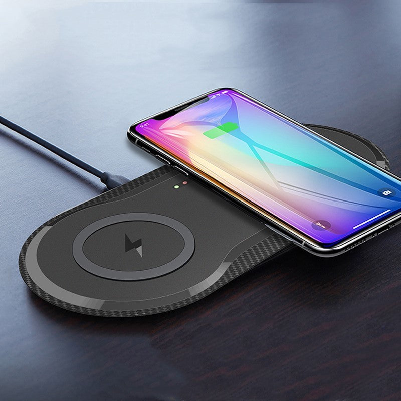 Wireless Charger Dual Mobile Phone Charger - 𝓢𝓱𝓸𝓹𝓵𝓮𝓬𝔂