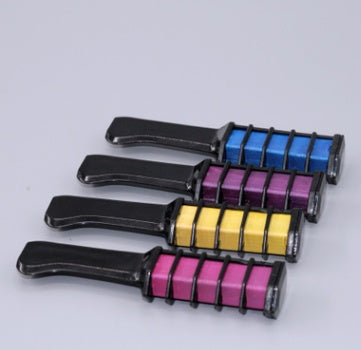 Temporary Mini Disposable Crayons Hair Color Dyeing Mascara Dye Chalk Box With Brush - 𝓢𝓱𝓸𝓹𝓵𝓮𝓬𝔂