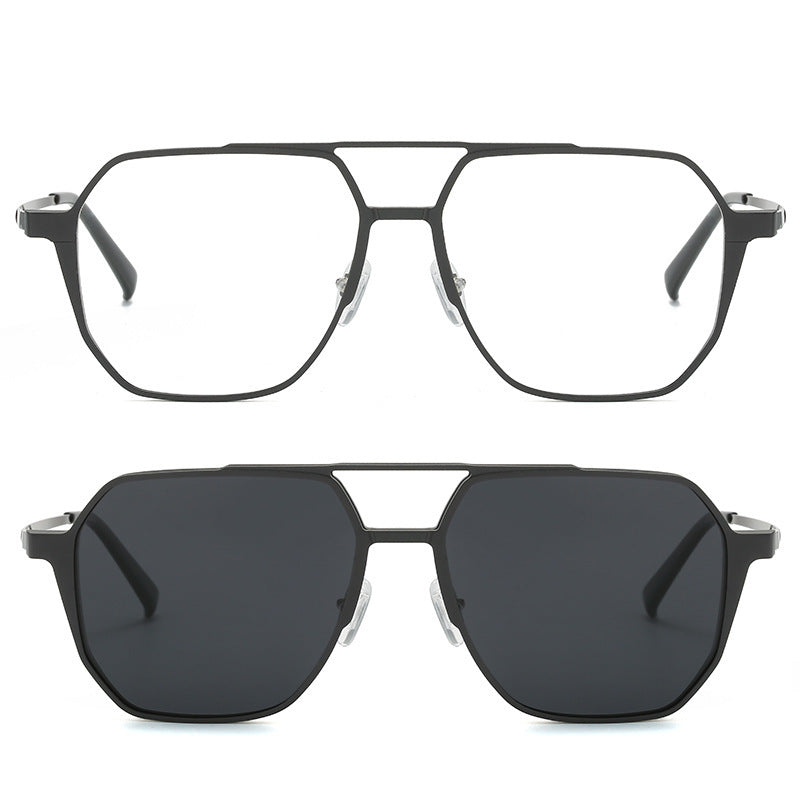 Driving Men's Three-in-one Magnetic Aluminum Magnesium Glasses - 𝓢𝓱𝓸𝓹𝓵𝓮𝓬𝔂