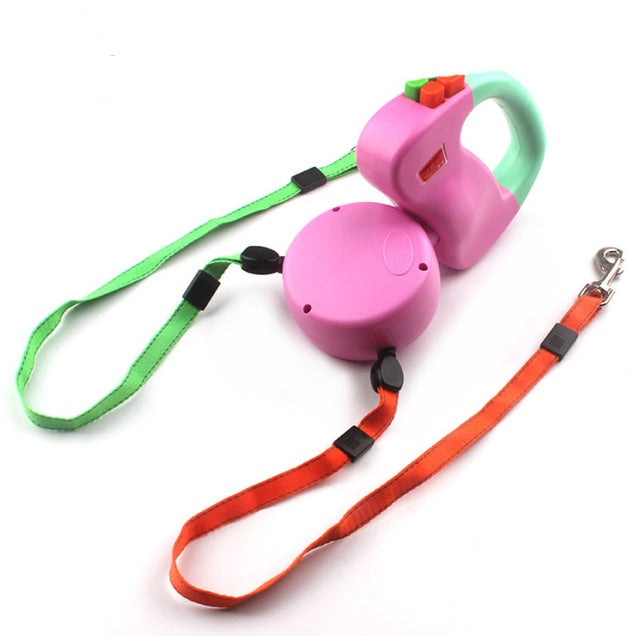 Retractable Dual Pet Dog Walking Leash - 𝓢𝓱𝓸𝓹𝓵𝓮𝓬𝔂