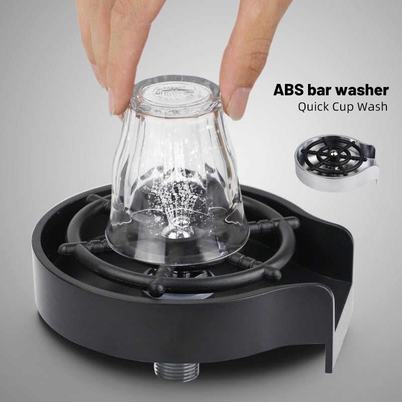 Bar Counter Cup Washer Sink High-pressure Spray Automatic Faucet Coffee Pitcher Wash Cup Tool Kitchen - 𝓢𝓱𝓸𝓹𝓵𝓮𝓬𝔂