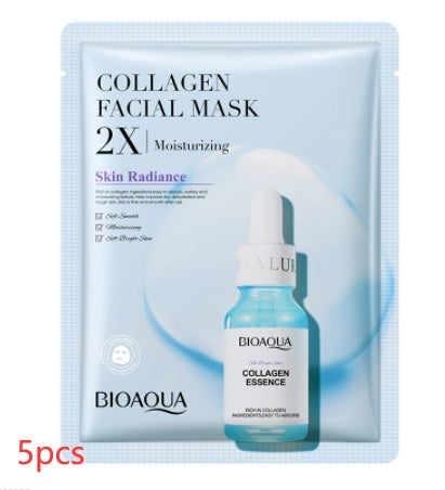 Collagen Face Mask Moisturizing Firming Face Sheet Mask Hyaluronic Acid Facial Masks Beauty Skin Care Gel Skin Care - 𝓢𝓱𝓸𝓹𝓵𝓮𝓬𝔂