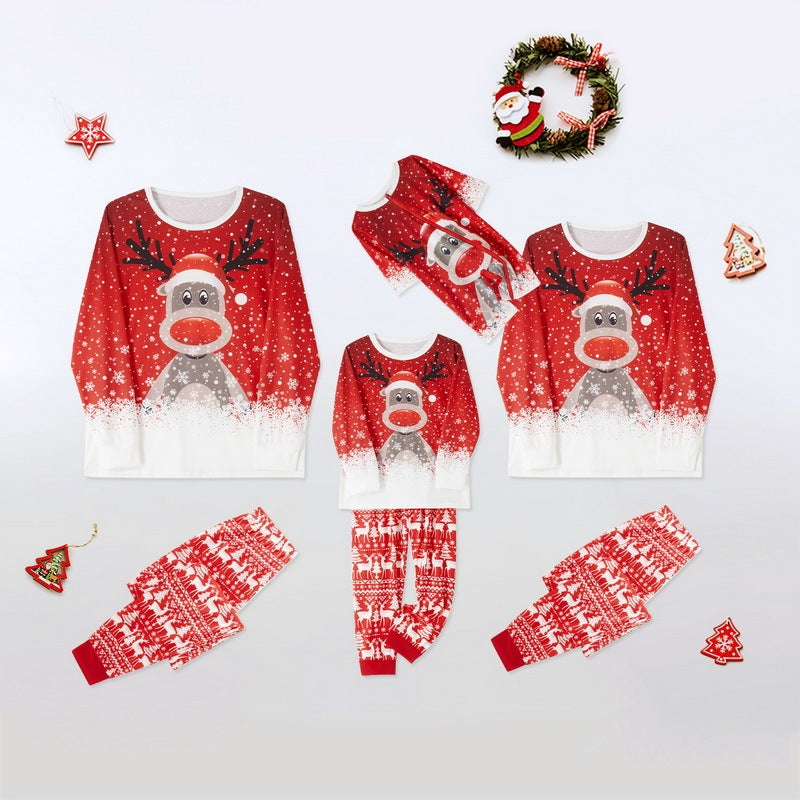 Christmas Print Long Sleeve Casual Parent-Child Suit - 𝓢𝓱𝓸𝓹𝓵𝓮𝓬𝔂