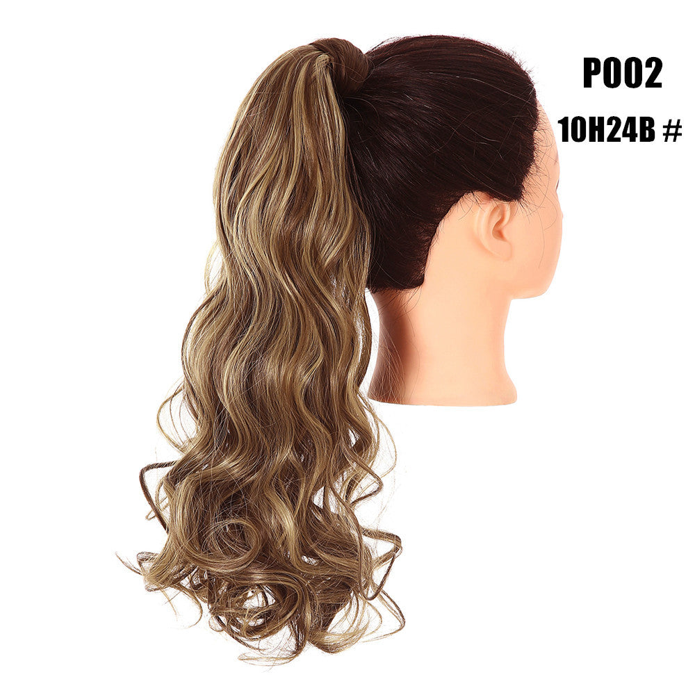 European And American Style Wig Fluffy Natural Ponytail - 𝓢𝓱𝓸𝓹𝓵𝓮𝓬𝔂
