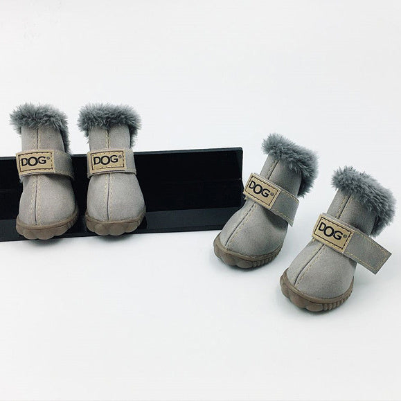 Dog Thick Snow Boots Keep Warm Teddy Autumn And Winter VIP Shoes - 𝓢𝓱𝓸𝓹𝓵𝓮𝓬𝔂