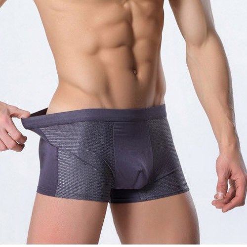 Ice silk men's underwear mesh boxer - 𝓢𝓱𝓸𝓹𝓵𝓮𝓬𝔂