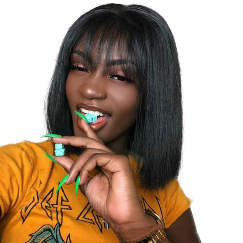 Bobo Light Golden Chemical Fiber Short Hair Headgear - 𝓢𝓱𝓸𝓹𝓵𝓮𝓬𝔂