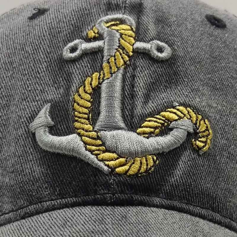 Anchor Embroidered Baseball - 𝓢𝓱𝓸𝓹𝓵𝓮𝓬𝔂