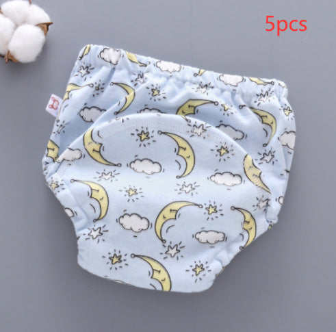 Baby Training Pants Washable 6-layer Gauze Diaper Cover - 𝓢𝓱𝓸𝓹𝓵𝓮𝓬𝔂