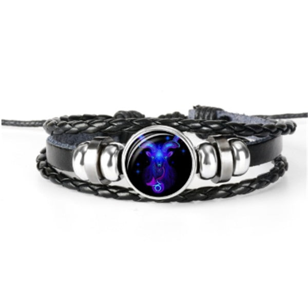 Zodiac Constellation Bracelet Braided Design Bracelet For Men Women Kids - 𝓢𝓱𝓸𝓹𝓵𝓮𝓬𝔂